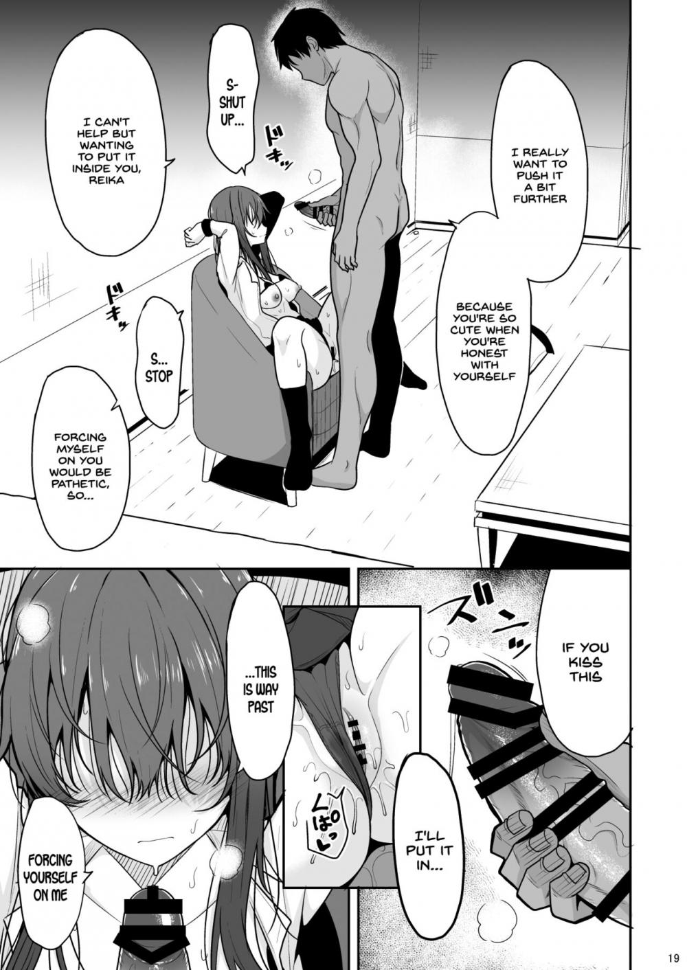 Hentai Manga Comic-Mitame ga Kitsume na Kanojo o Kaihatsu shite Kozukuri suru made-Read-18